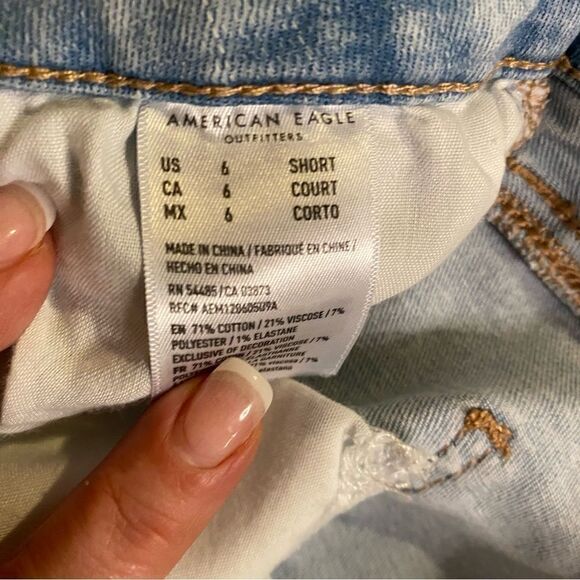 AMERICAN EAGLE Next Level Stretch Hi-Rise Jeggings Size 6 Short - Picture 9 of 10